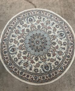 Nain 9La Round Cork Wool & Silk Carpet